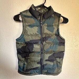 Sonoma Kids Camo Vest in Green and Black NWT